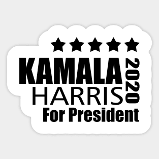 Kamala Harris 2020 For President Sticker